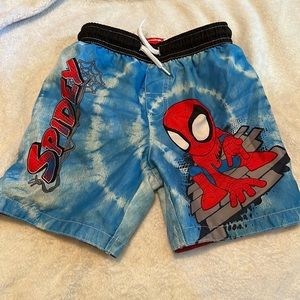 EUC - Spider Man Bathing Suit, 2t